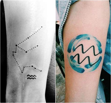 tatuajes del signo zodiacal|tatuajes de zodiaco acuario.